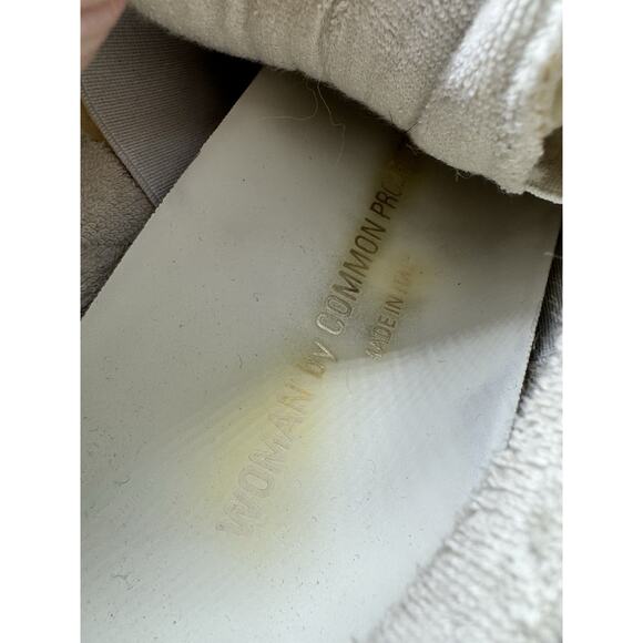 Woman by Common Projects Retro Classic Sneakers in Beige Size 38 US 7.5 - Picture 10 of 11